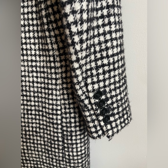 The Kooples - Mark Graphic Houndstooth wool coat - Picture 10 of 14